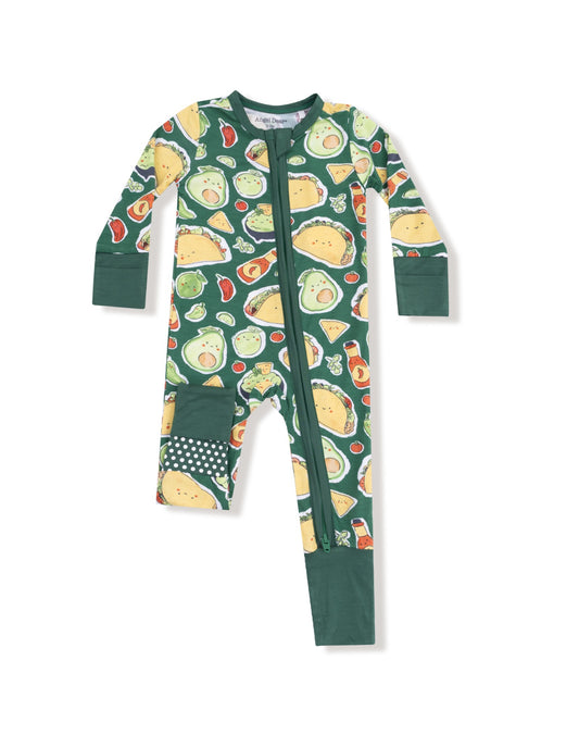 Happy Tacos- 2 Way Zipper Romper