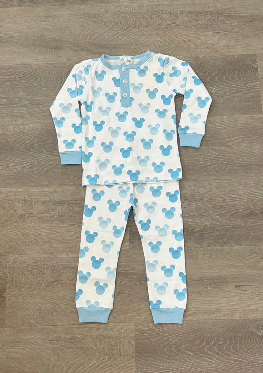 Blue Pima L/S Pajama Set