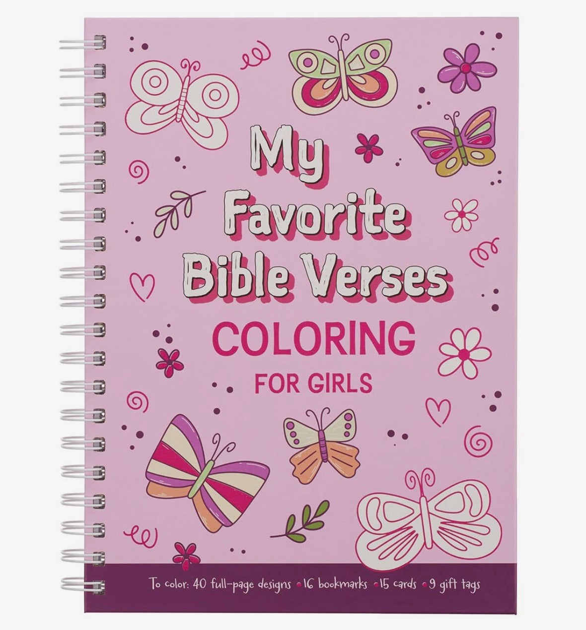 Coloring Book Favorite Bible Verses for Girls