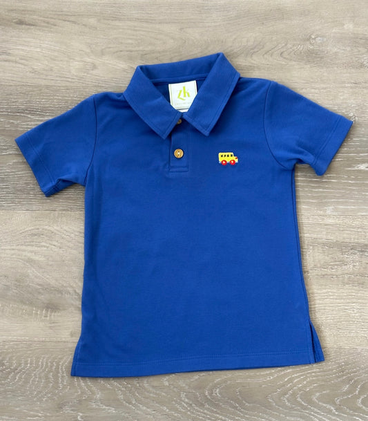ABC Ian Polo, Royal Blue Knit