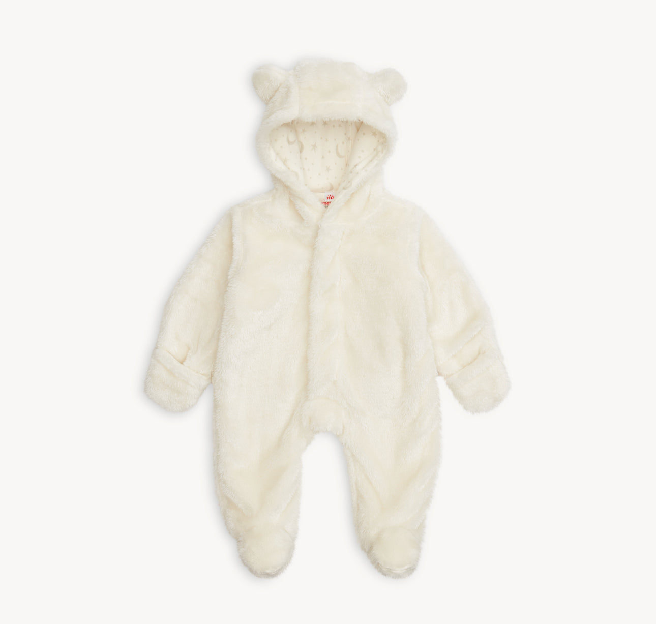 Cloud Minky Bear Footie