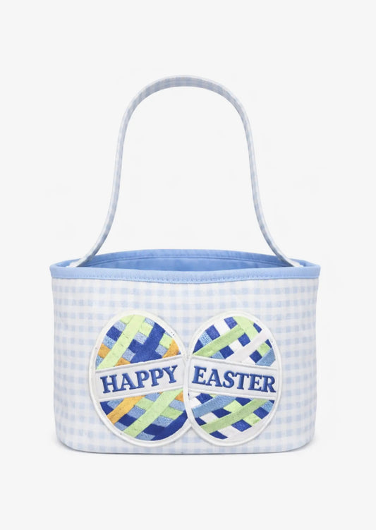 Blue Happy Easter Petite Basket