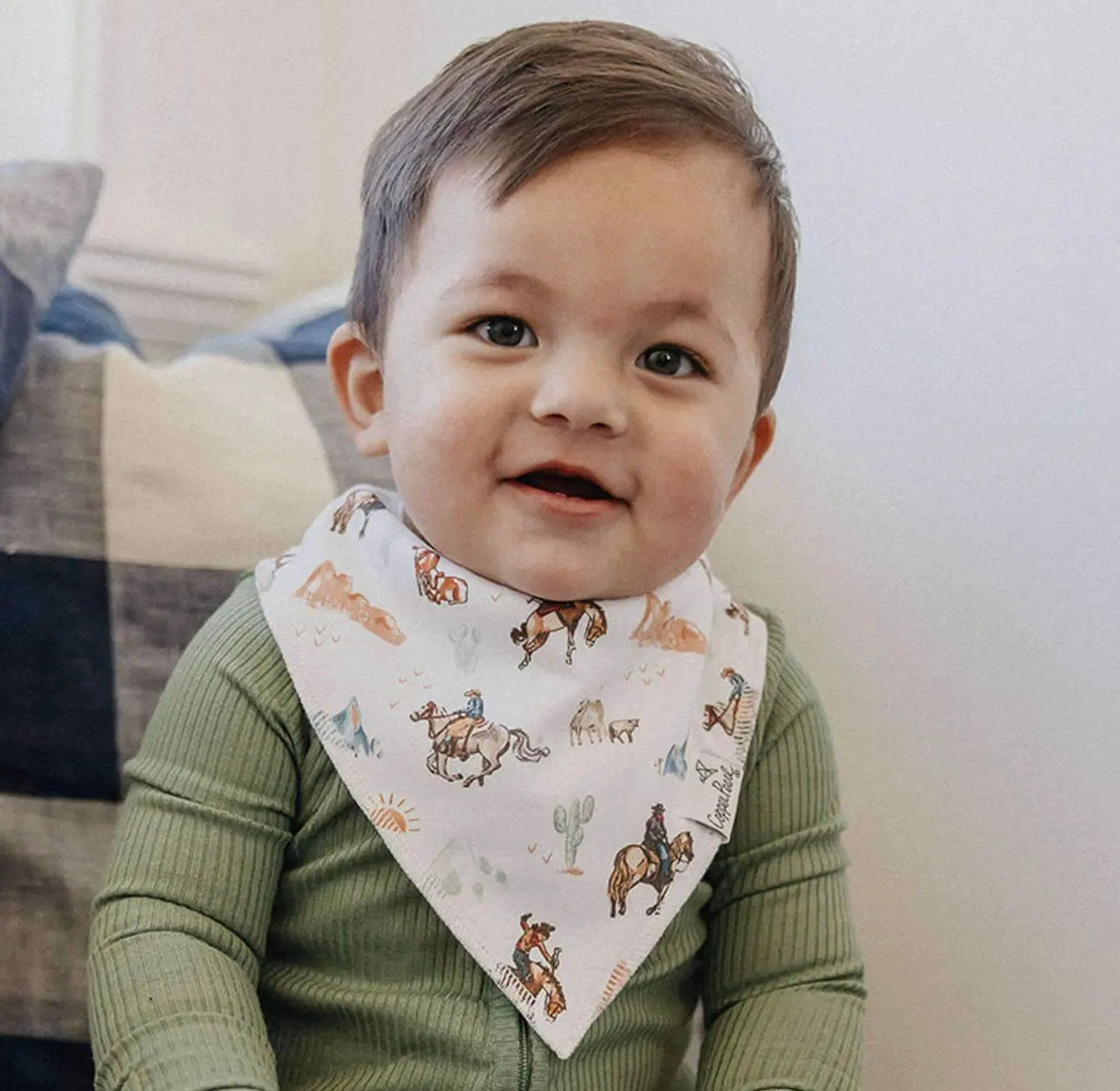 Boone- 4 Pack Baby Bandana Bibs