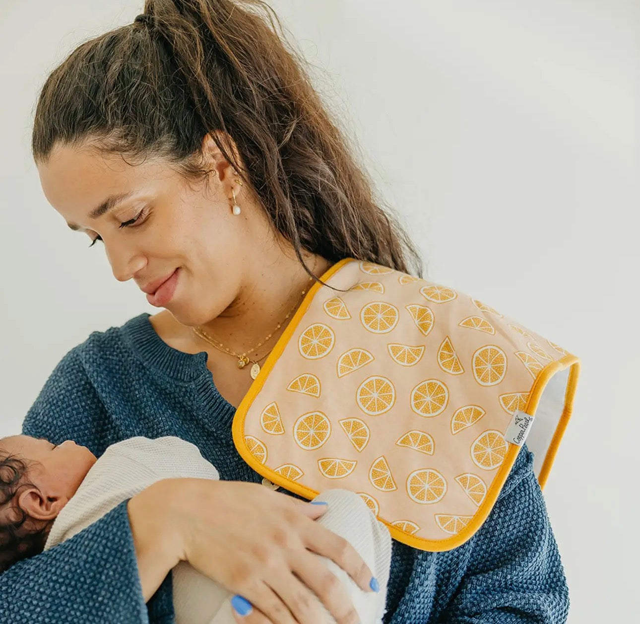 Clementine- 3 Pack Premium Burp Cloths