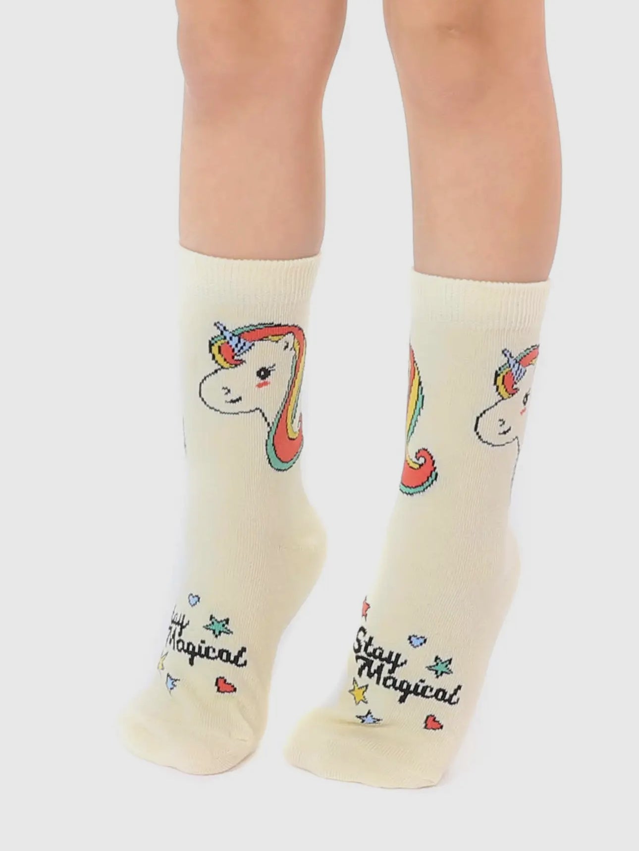 Kids 3D packaged crew socks, Unicorn -Stay Magical