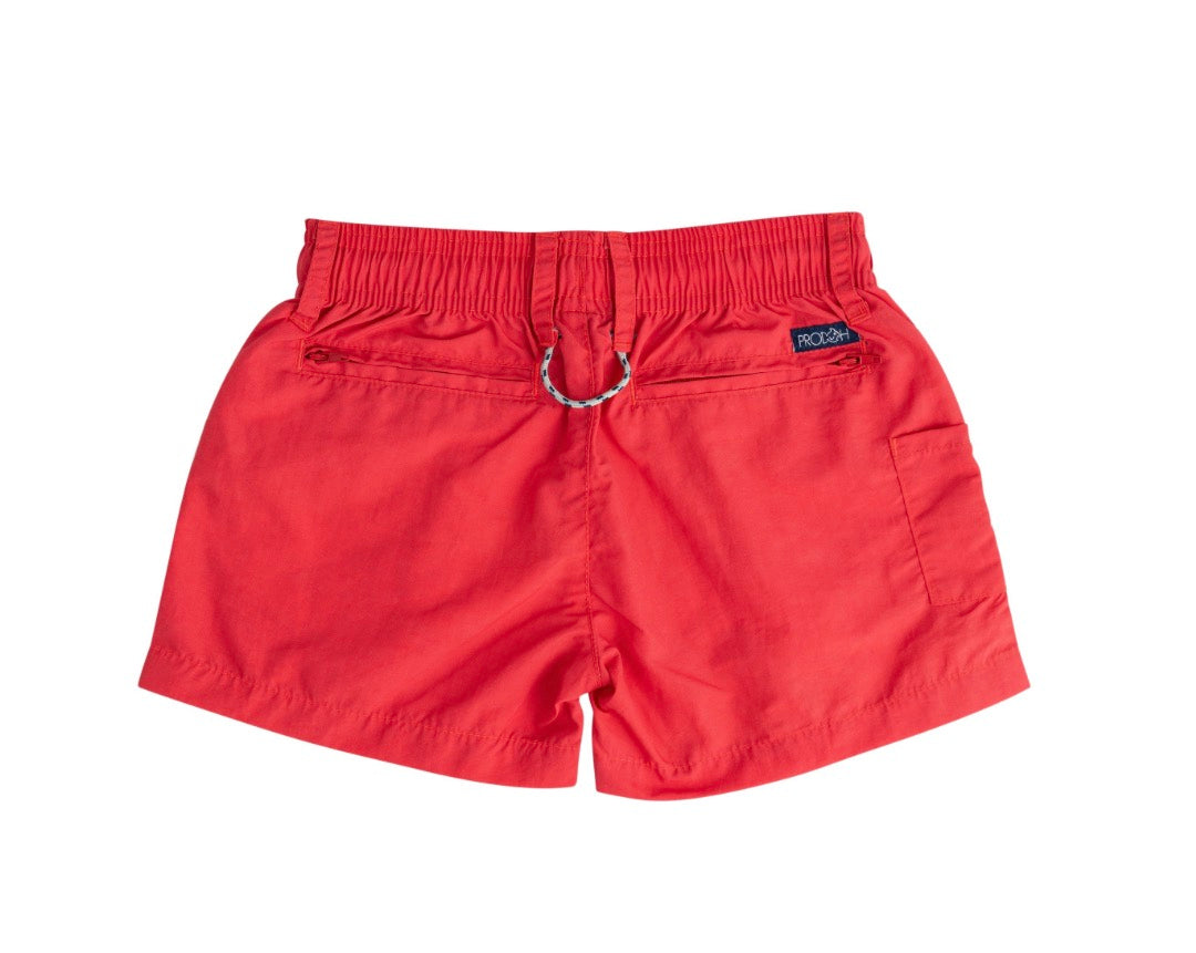 Boy's Outrigger Performance Short- Watermelon