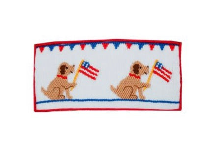 AMERICANA PUPPY-Red Knit Stripe