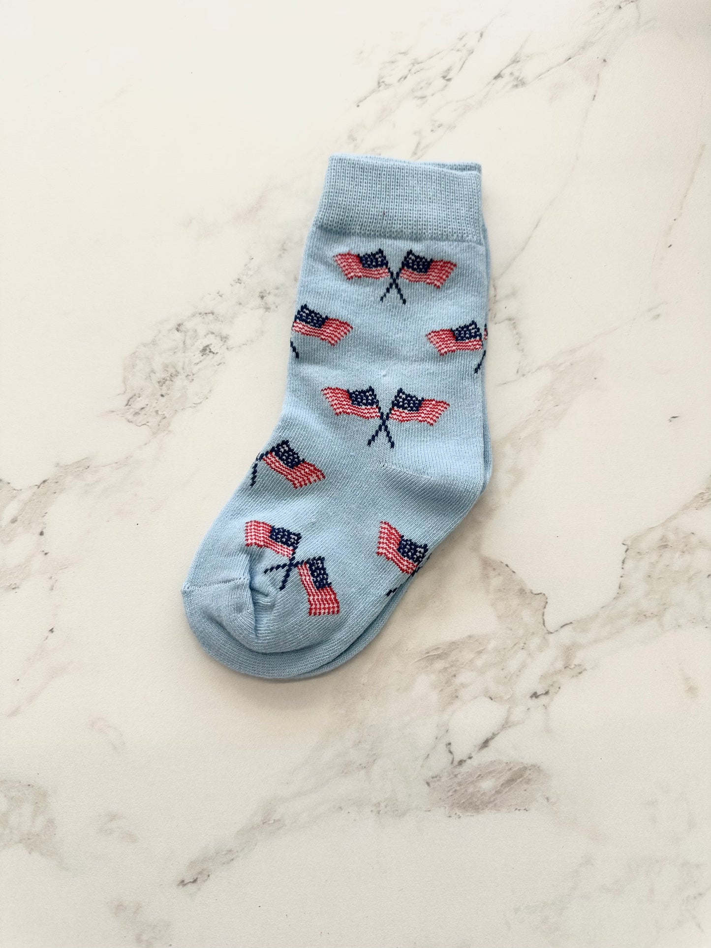 Lucky Duck Socks-Freedom Flag