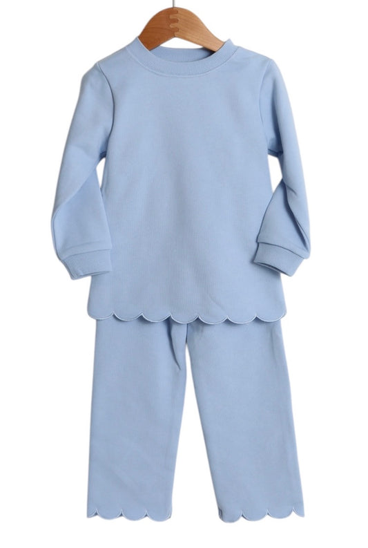 Scottie Scalloped Set–Blue