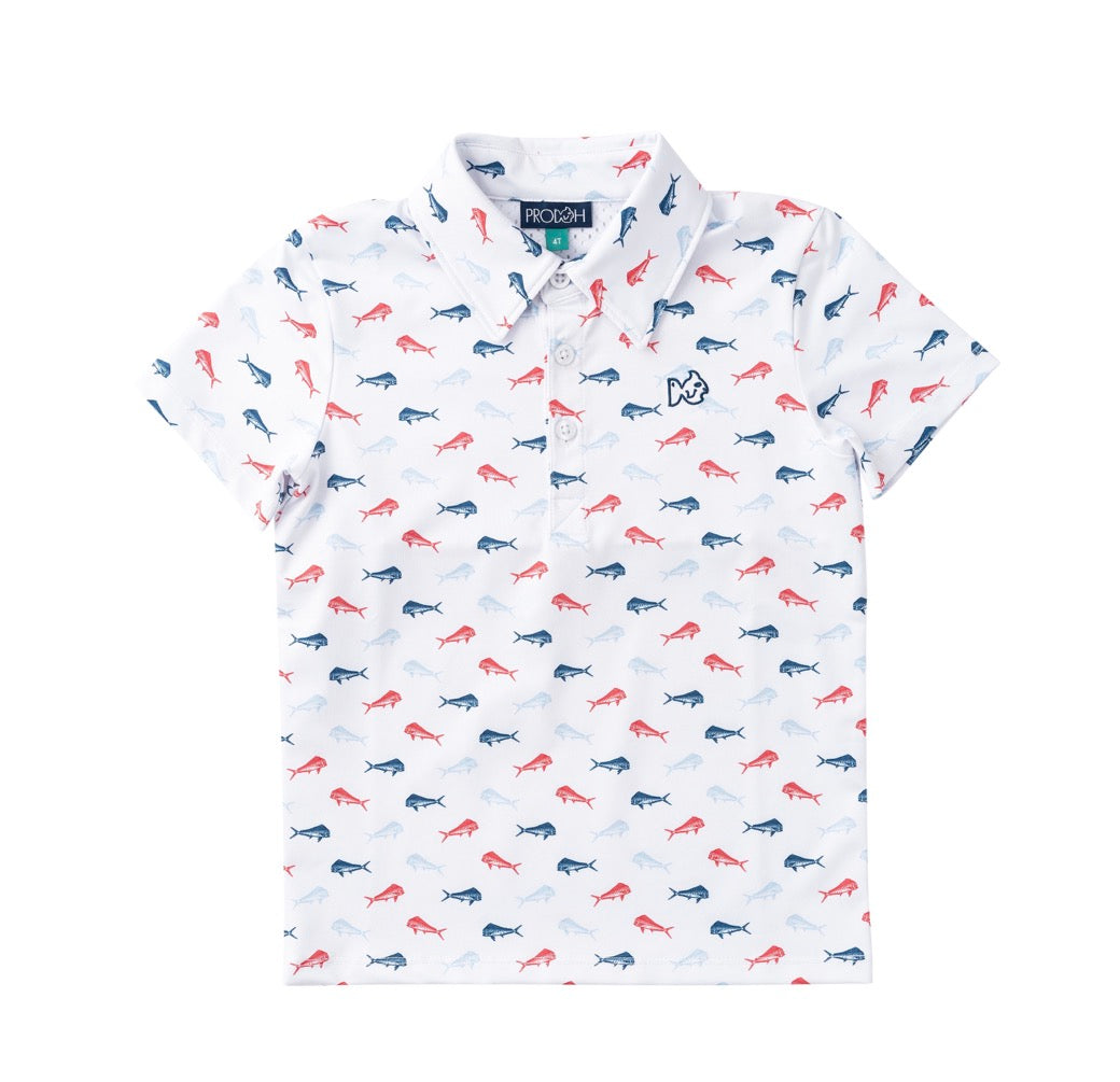 Boys' Short Sleeve Pro Performance Polo