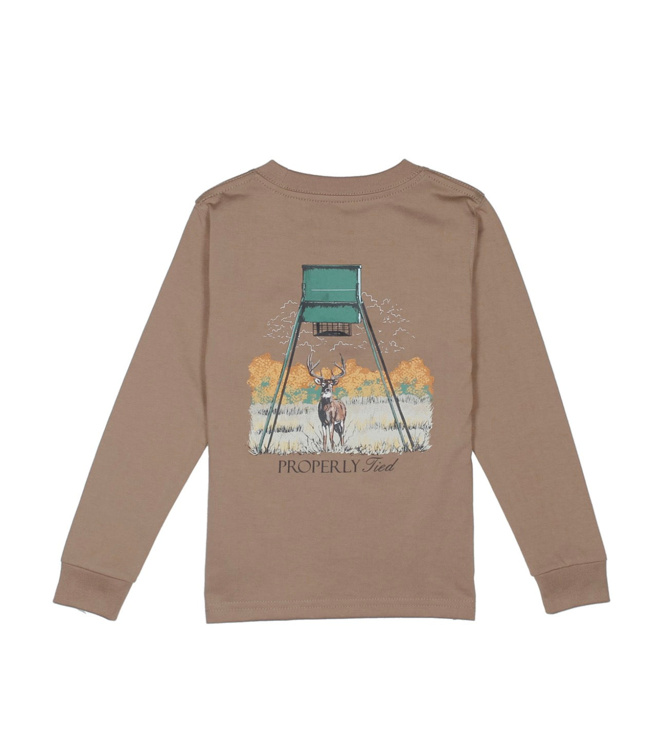 Boys Deer Feeder LS Walnut
