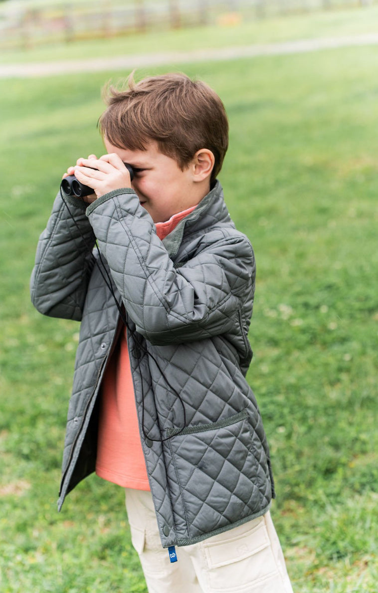 Kids Quilted Barn Jacket