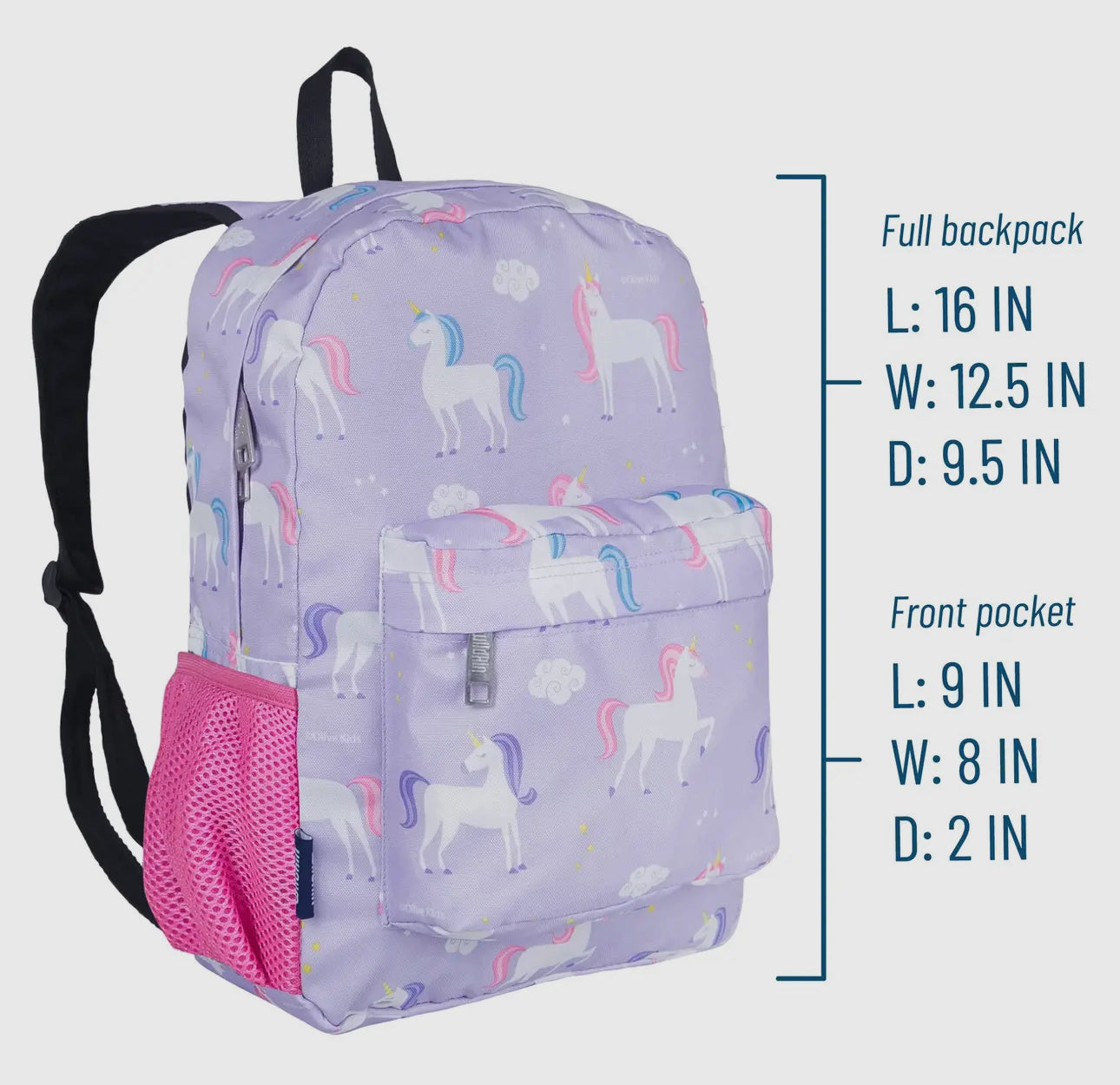 Unicorn Pink Backpack 16in