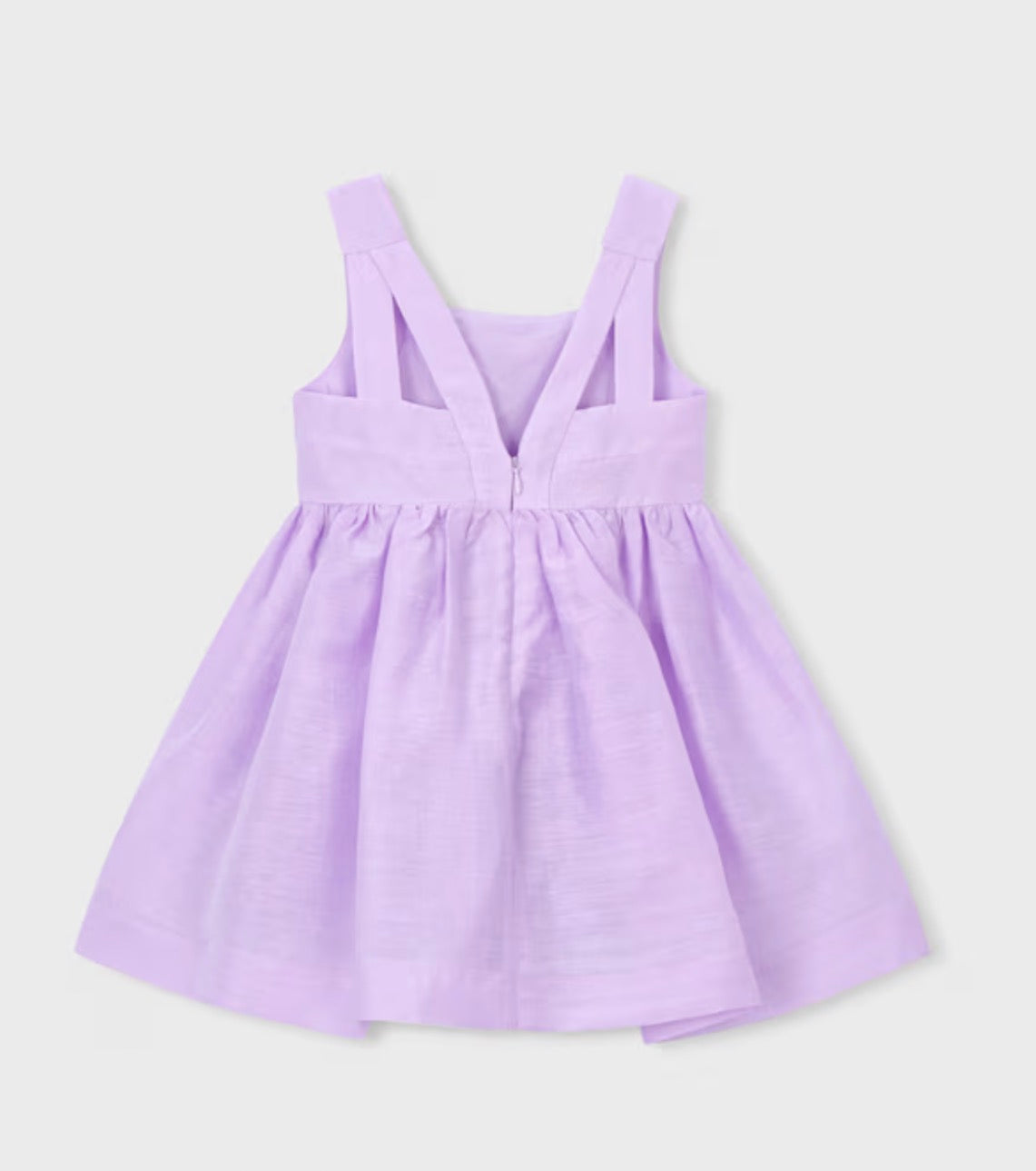 Girls Lavender Flower Detail Dress
