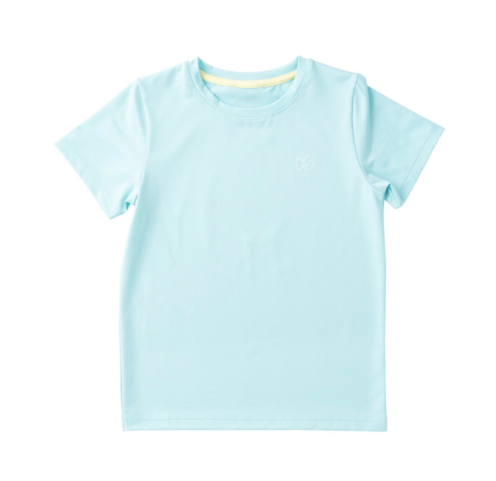 Girls' Pro SS T-shirt- Aruba Blue