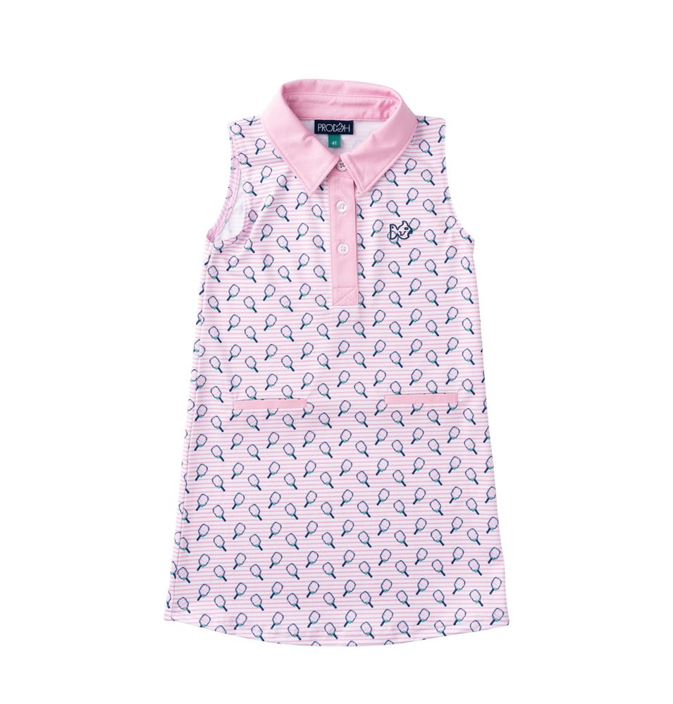 Girls' Sleeveless Pro Performance Polo Dress
