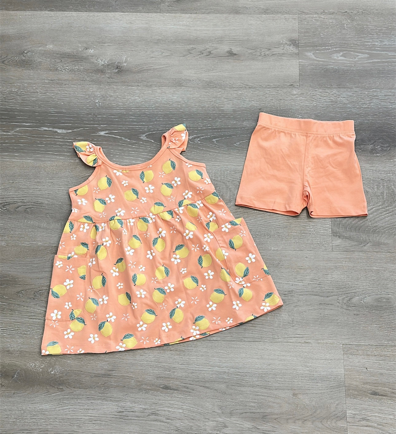 Lemon Print Tunic Set