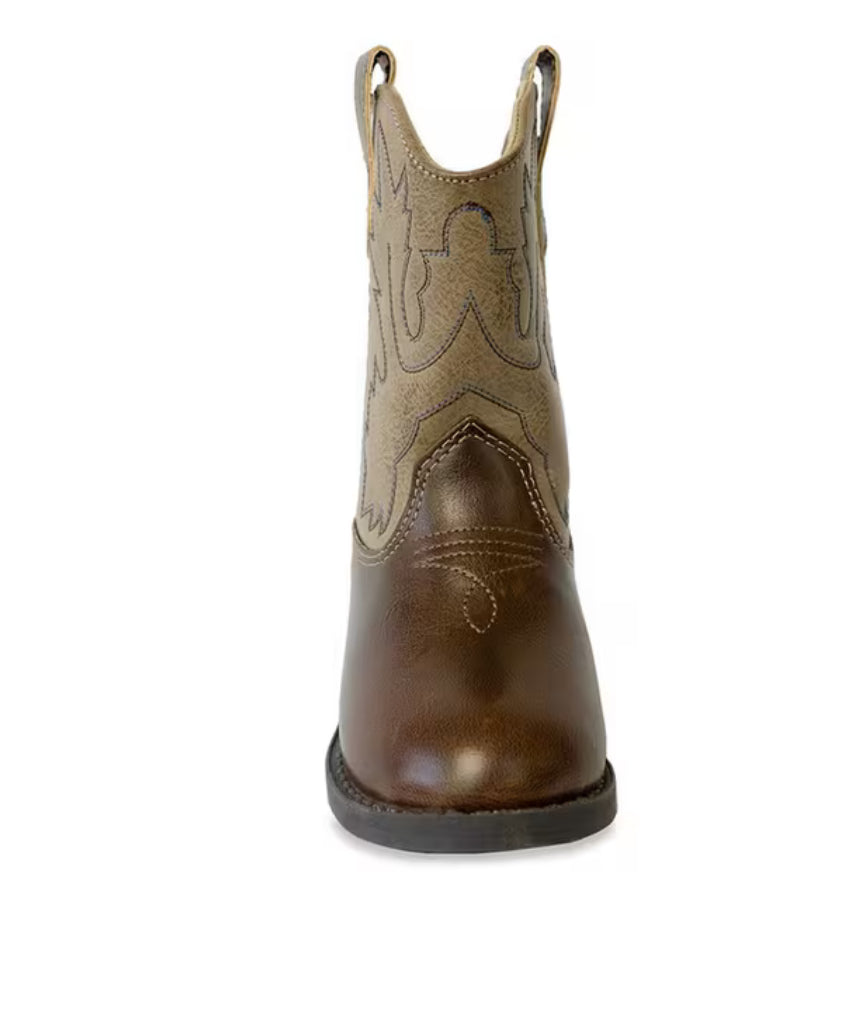 Boys Brown Western Miller Boots