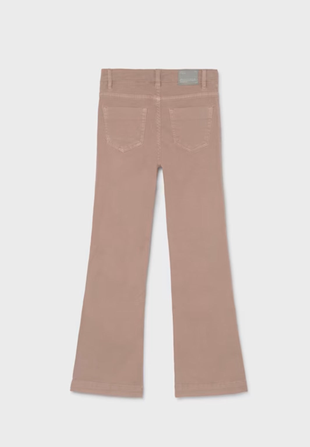 Blush- Girl Twill Flare Pants