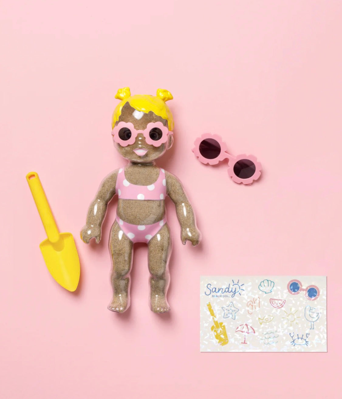 Soft Pink- Sandy Beach Doll Kit