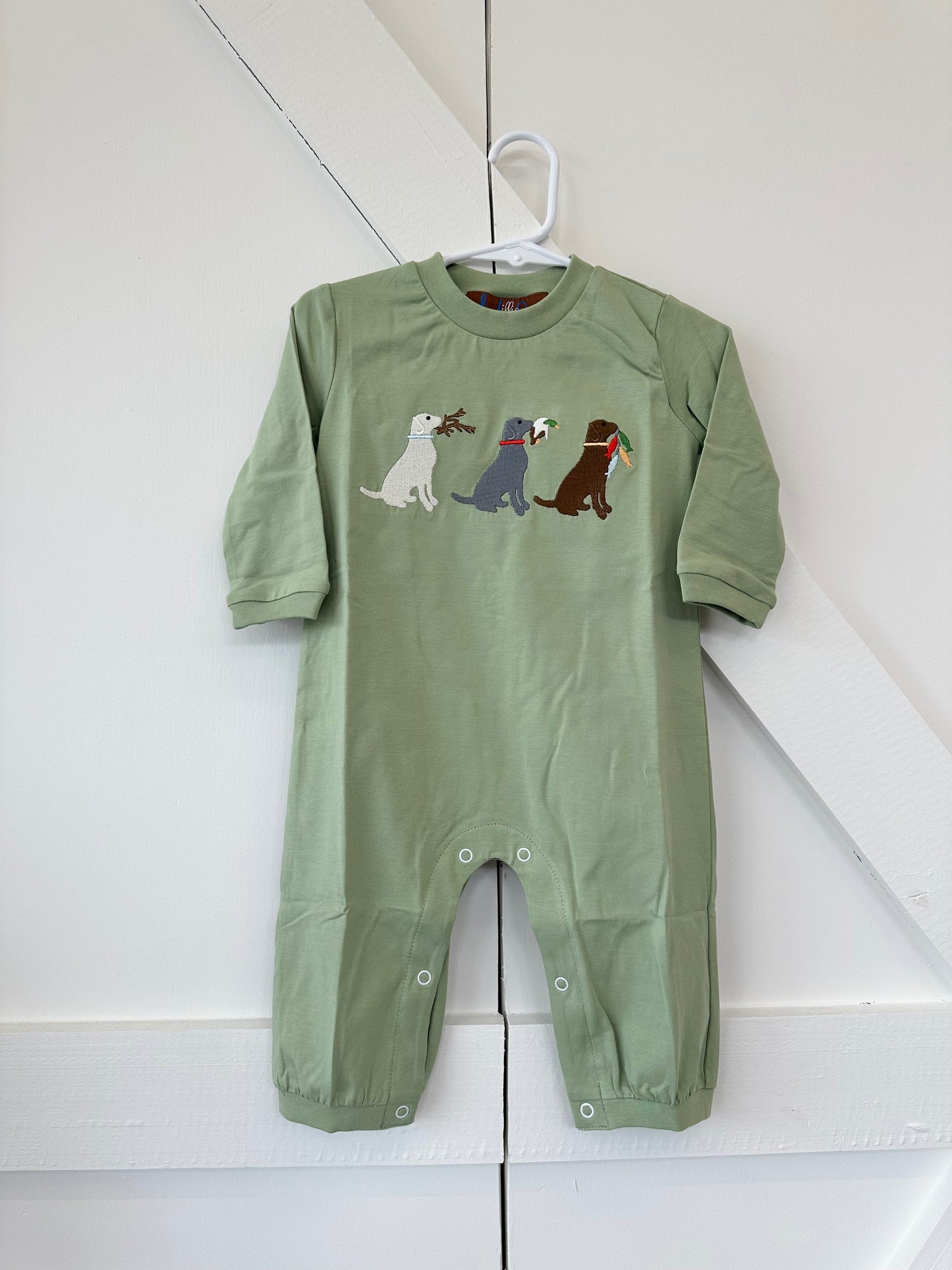 Lab Trio Boys Romper