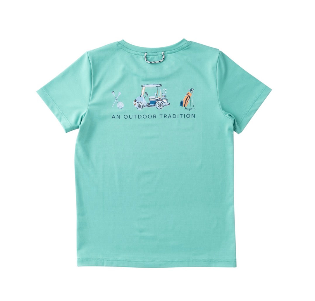 Kid's Pro SS T-shirt- Marine Green