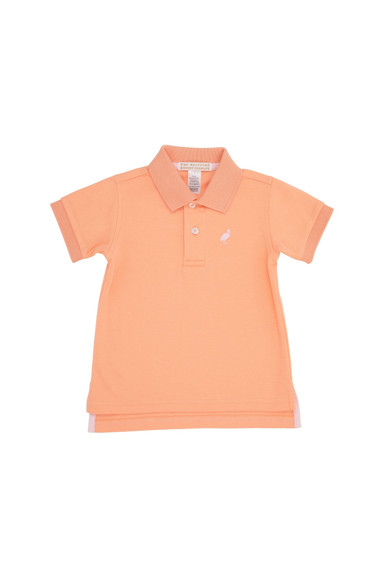 Prim and Proper Polo SS-Pima-Seashore Sherbet, Palm Beach Pink