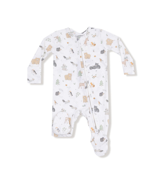 Woodland Babies 2 Way Zipper Footie
