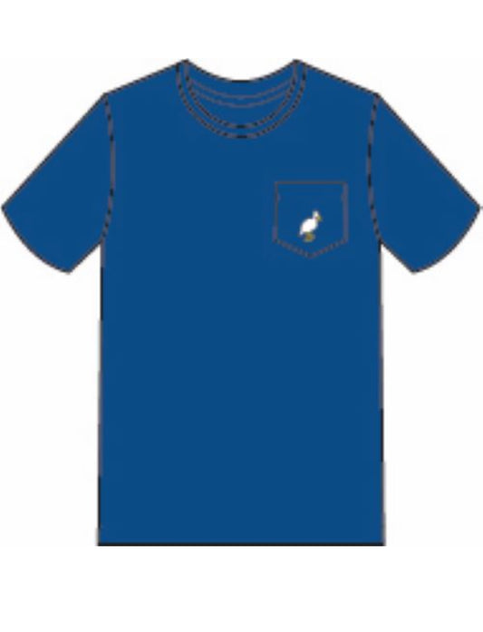 Carter Crewneck- Wood Boat Blue/Multicolor