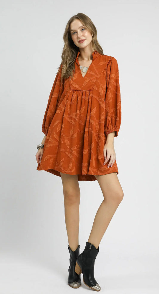 Autumn Dress -Rust