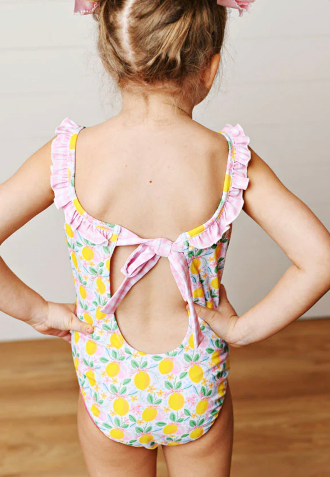 Sunny Lemon Ruffle one Piece