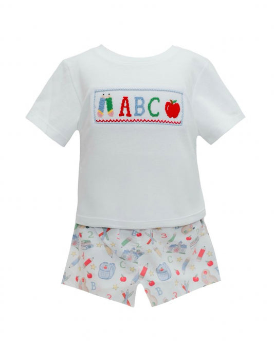 School Days Smock Short Set