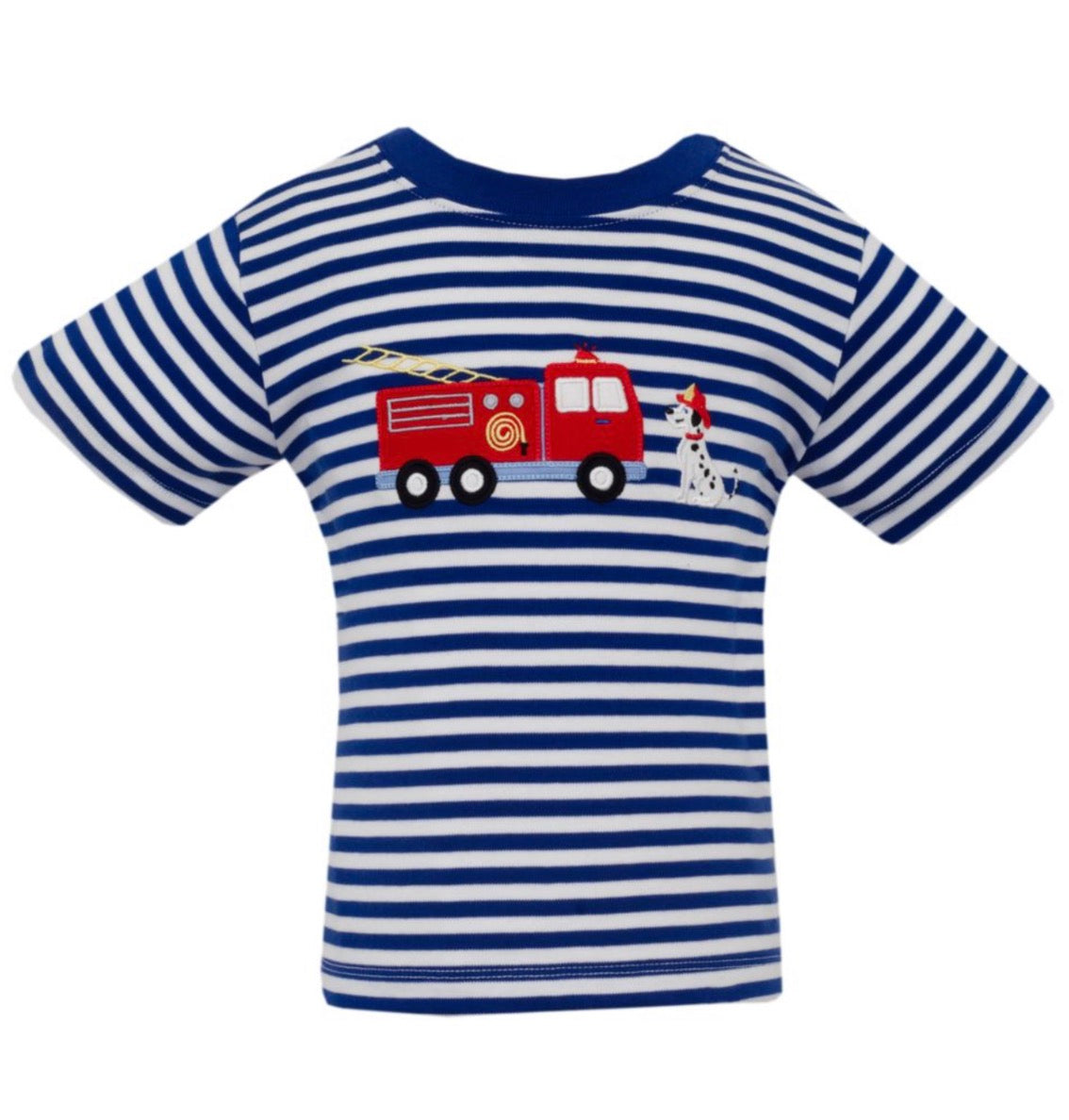 FIRETRUCK- Royal Blue Knit Boy's T-shirt