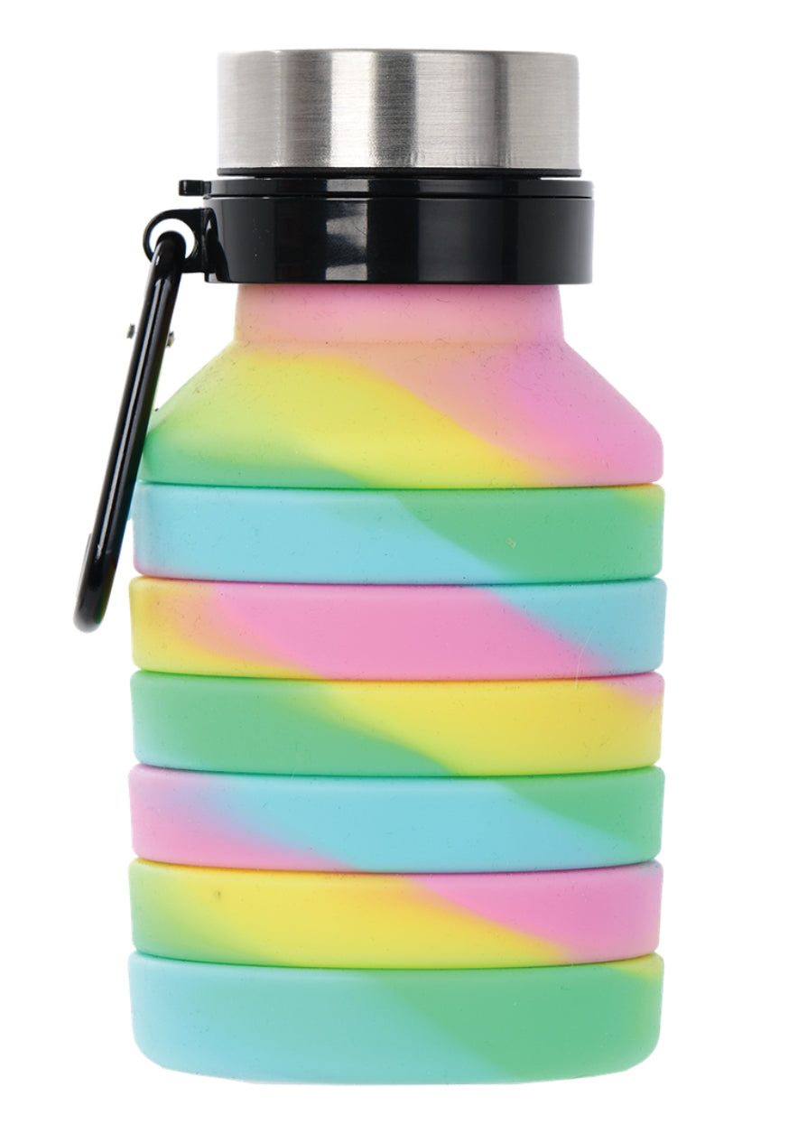 Swirl Tie Dye Collapsible Water Bottle