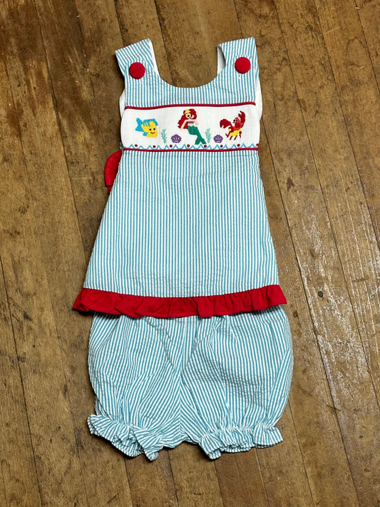 Under the Sea Smocked Bloomer Set