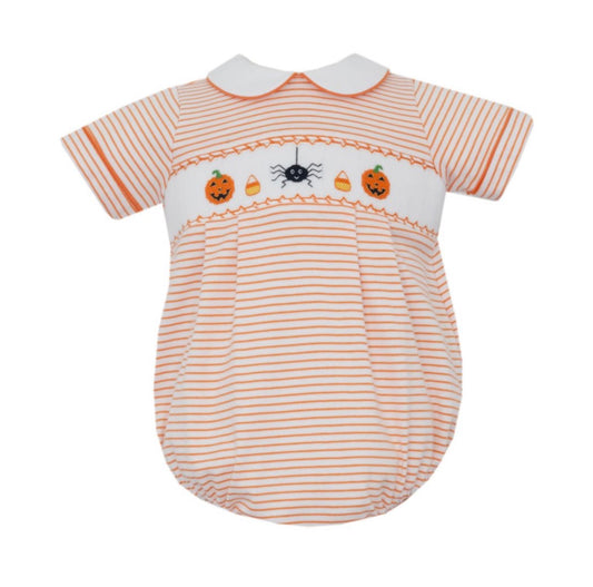 JACK o' LANTER BOY´S - Orange Knit Stripe Boy's Short Bubble