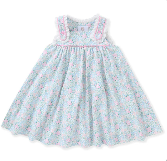 Spring Ditsy Eyelet Dress