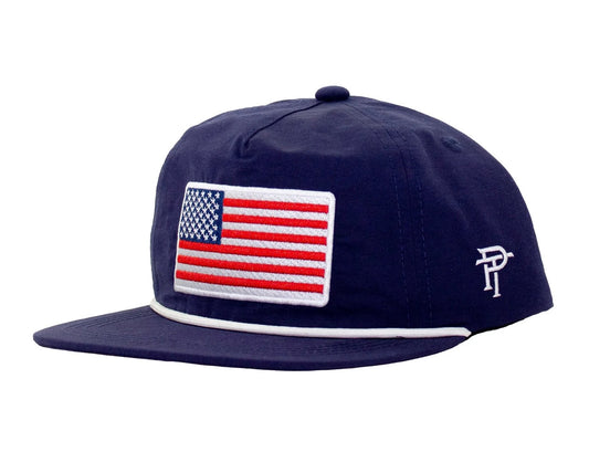 Boys Classic Rope Hat American Flag