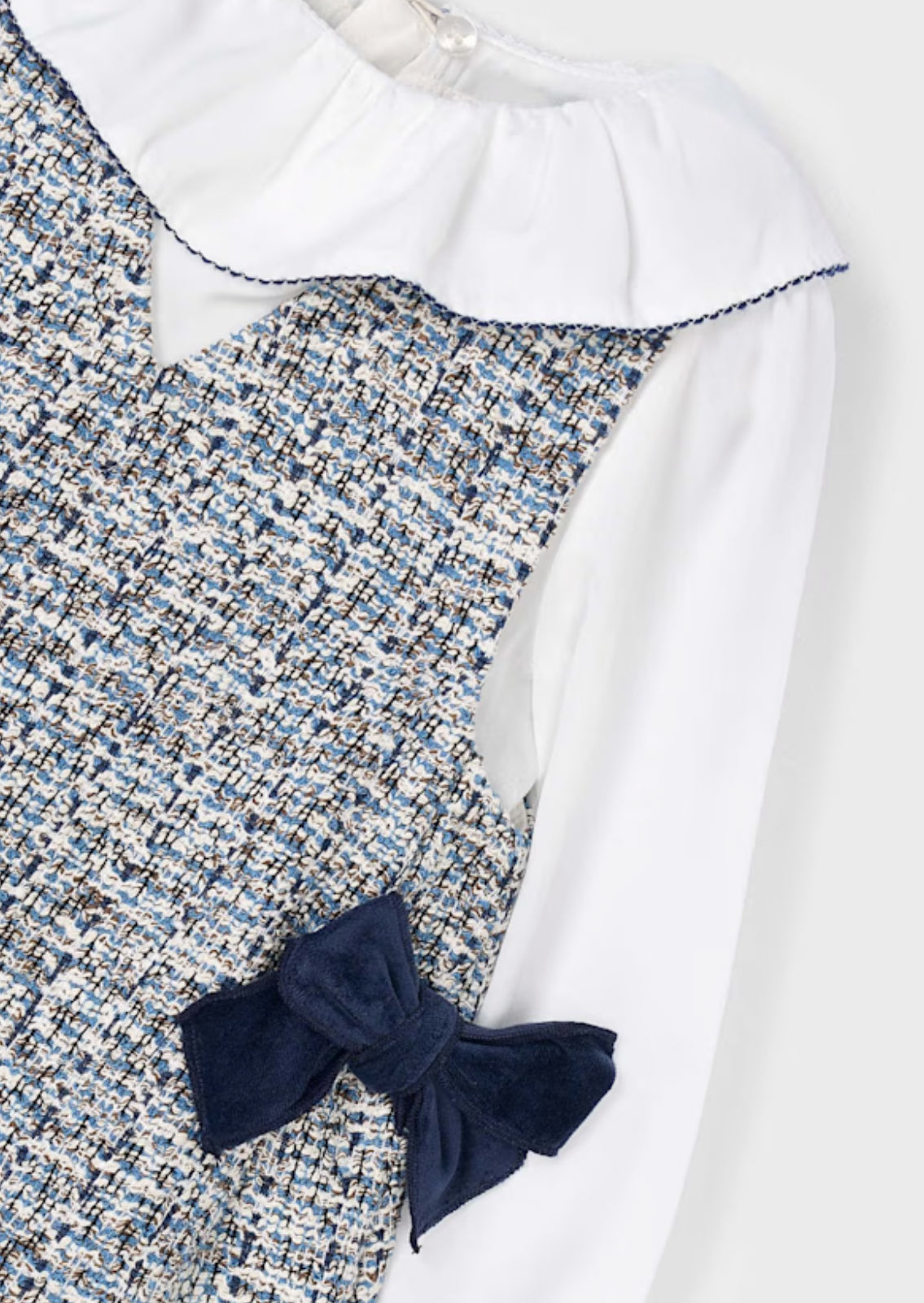 Girl Pinafore Dress-Ocean