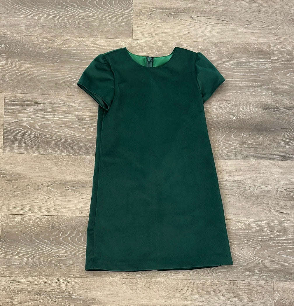 Green Velvet Dress