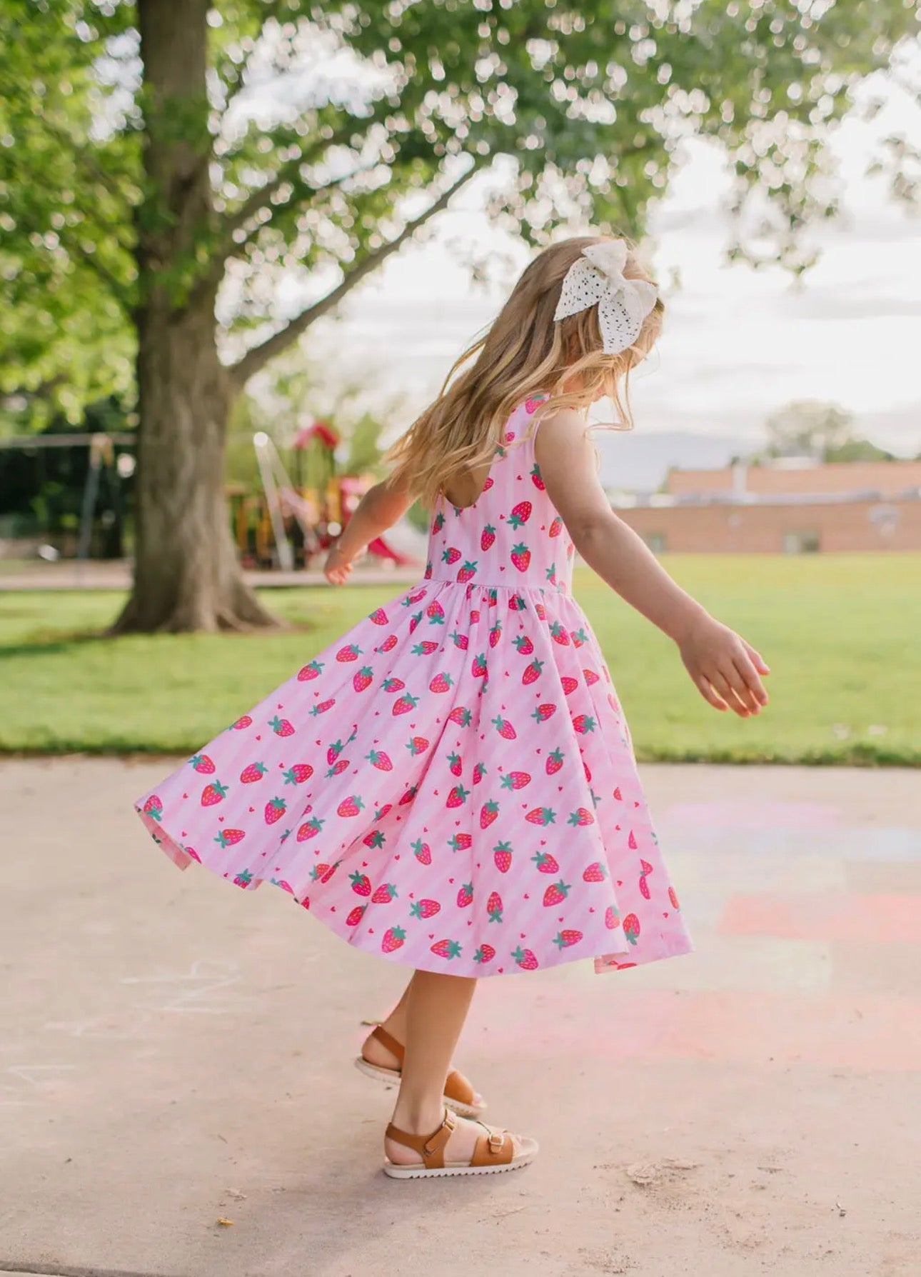 Tank Dress in Strawberry Dream