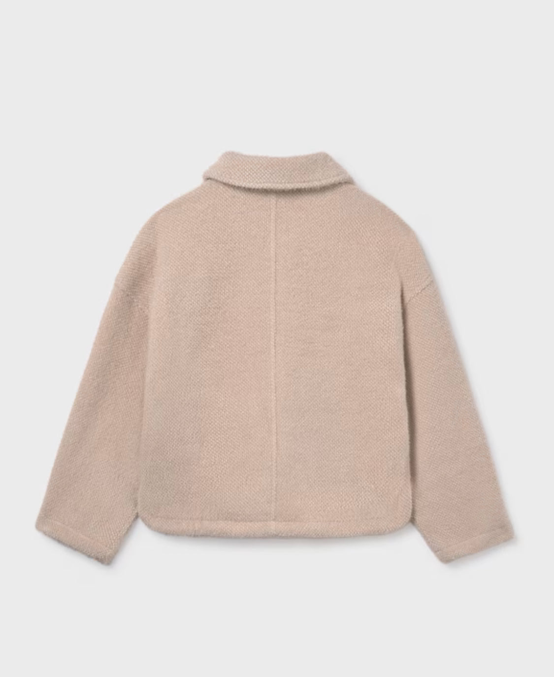 Girl Faux Fur Coat-Sand Mix