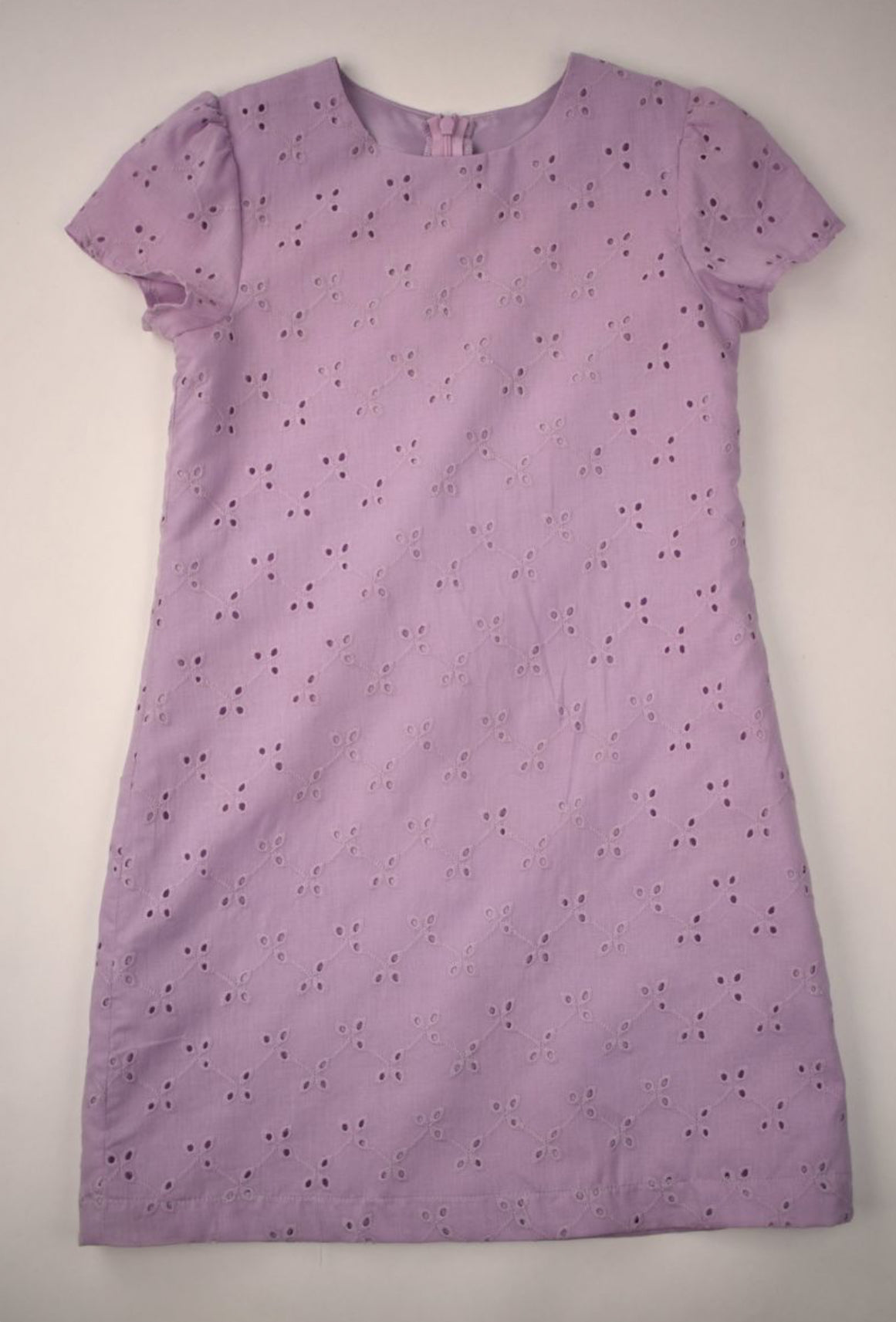 S/S Dress, Lilac Eyelet