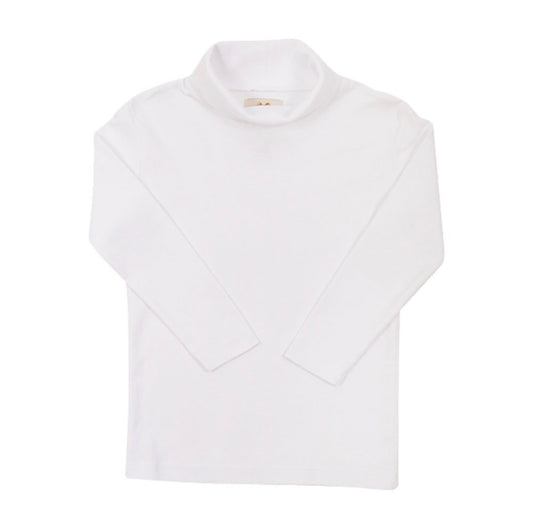 Tatum’s Turtle Neck Shirt- Worth Ave White