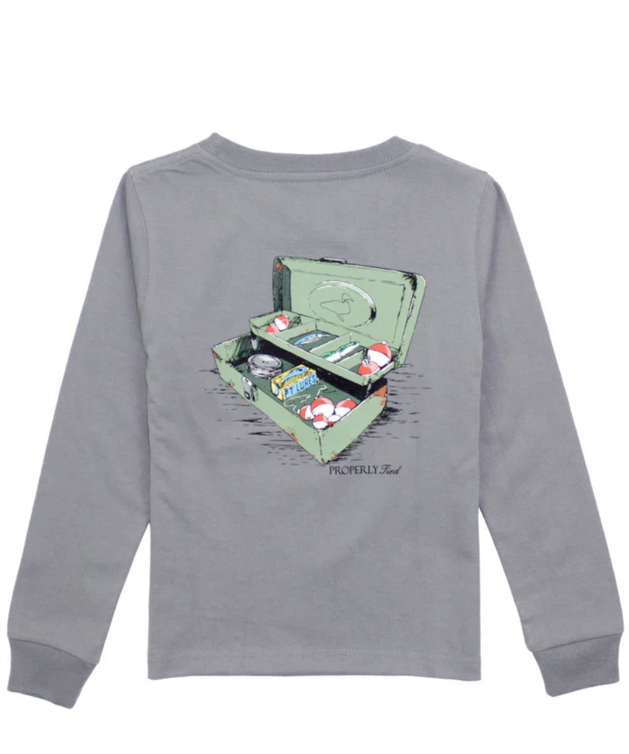 Boys Tackle Box LS Battleship Grey