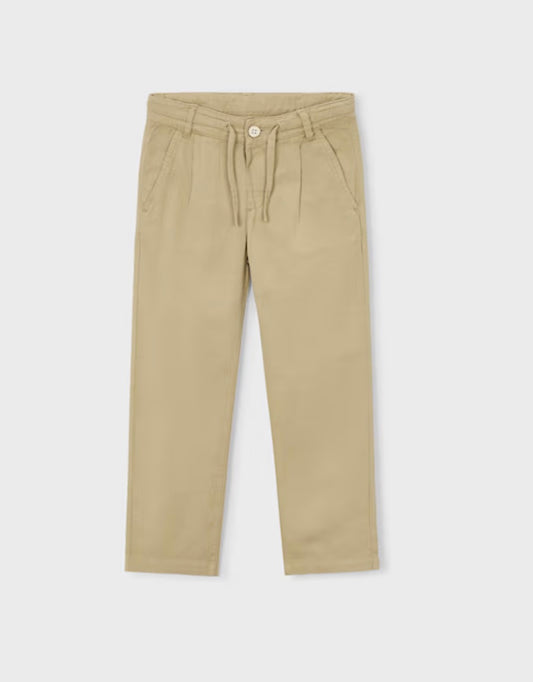Mocca-Boy Linen Relaxed Chino Pants