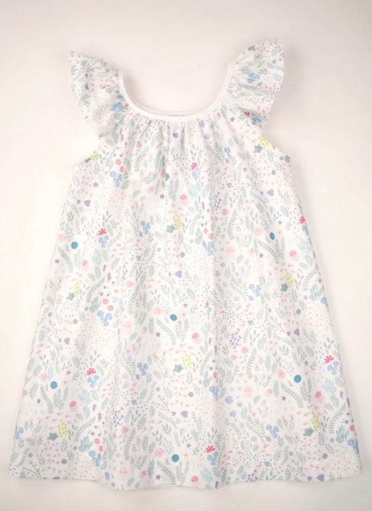 Sea Life Print A Line Dress