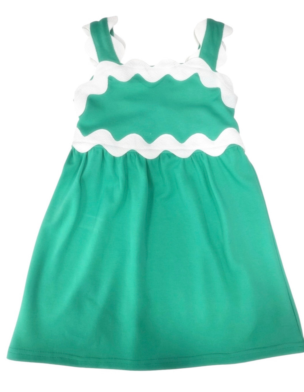 Reese Ric Rac Dress–Green