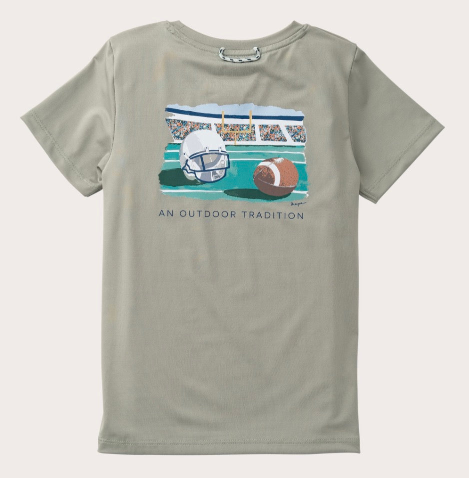 Pro Performance Fishing Tee-Football