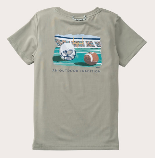 Pro Performance Fishing Tee-Football